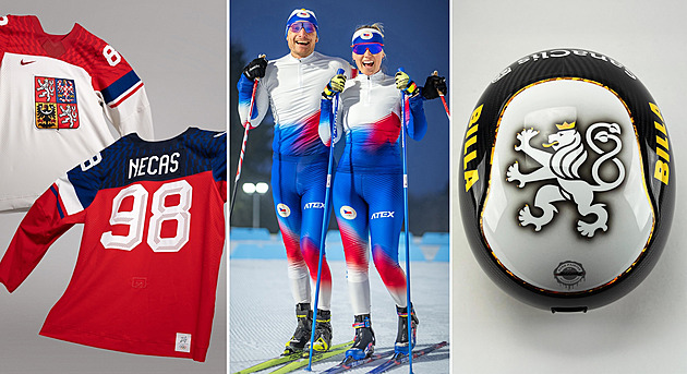 Helmy, kombinézy, výstroj. Jaké speciální kousky přivezli Češi na olympiádu?