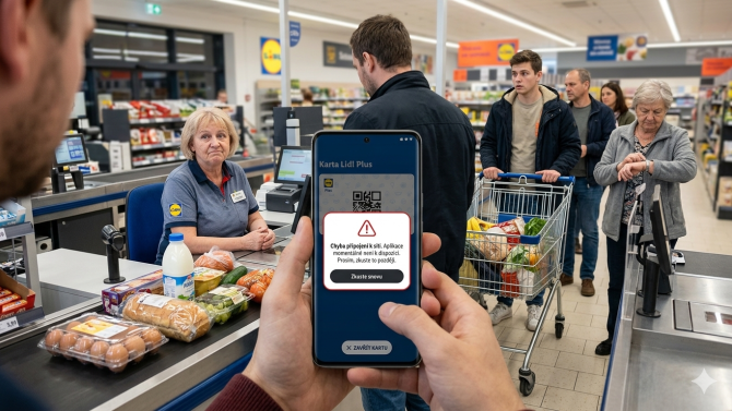 Aplikace Lidl Plus nefunguje? Tahle rychlá oprava vás zbaví problémů u pokladny